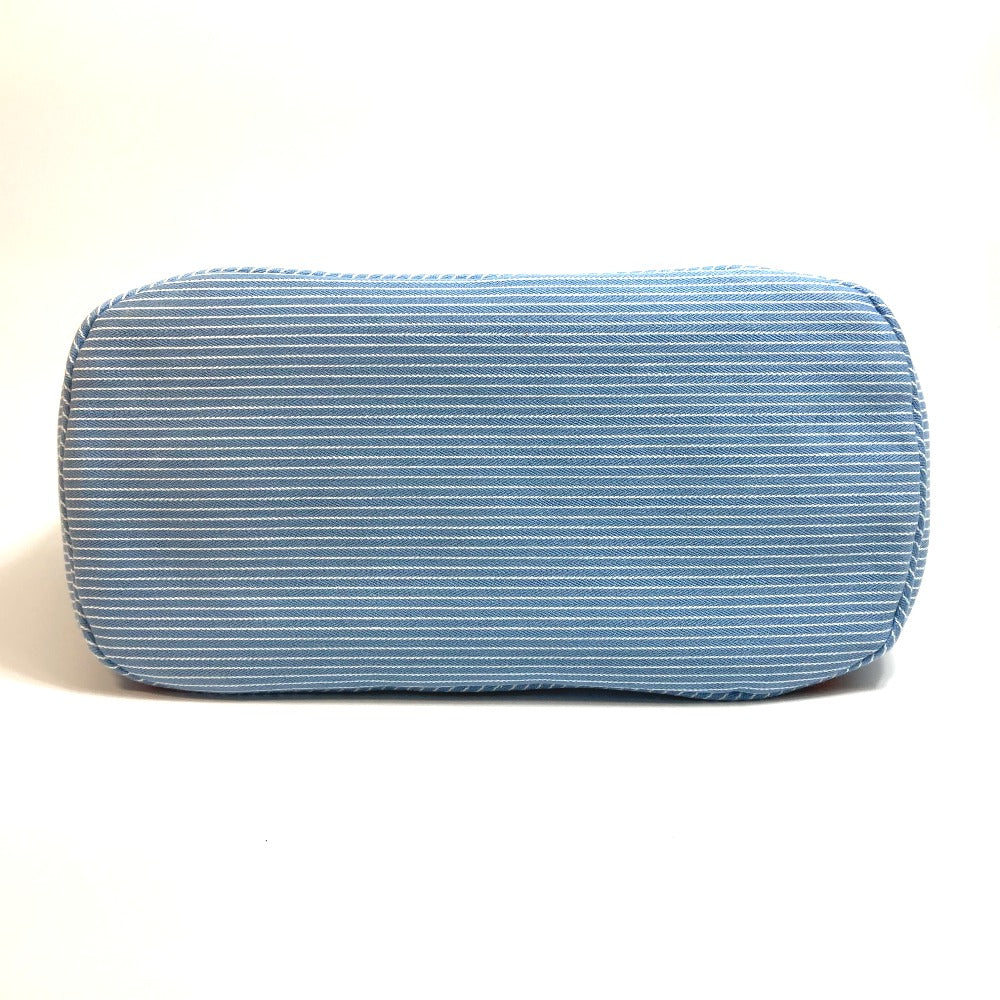 HERMES Panda Passpass Diaper Bag, Bag-in-Bag, Tote Bag, Canvas, Women's, Blue, Blue x Red
