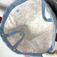 HERMES Panda Passpass Diaper Bag, Bag-in-Bag, Tote Bag, Canvas, Women's, Blue, Blue x Red