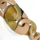 HERMES Duncan Buffalo Horn Necklace for Women, Beige
