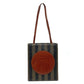 FENDI Pecan FF Logo Tote Bag, Shoulder Bag, PVC/Leather, Women's, Brown