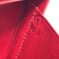 HERMES Cadena Kelly Handbag in Box Calf Leather, Women's, Rouge vif Red