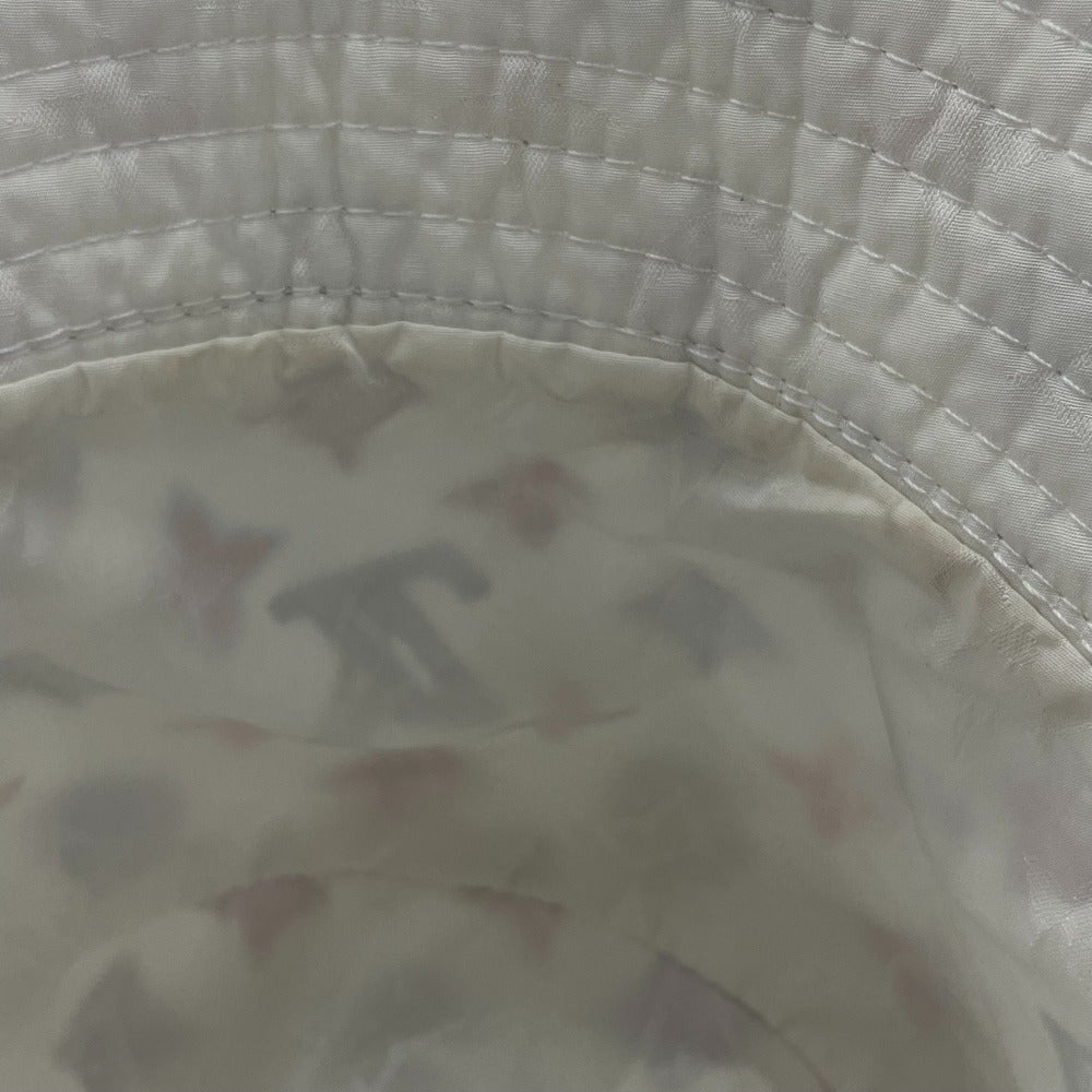 LOUIS VUITTON M76718 Monogram Bob Lovely Glam Hat, Headwear, Nylon, Unisex, White x Multicolor