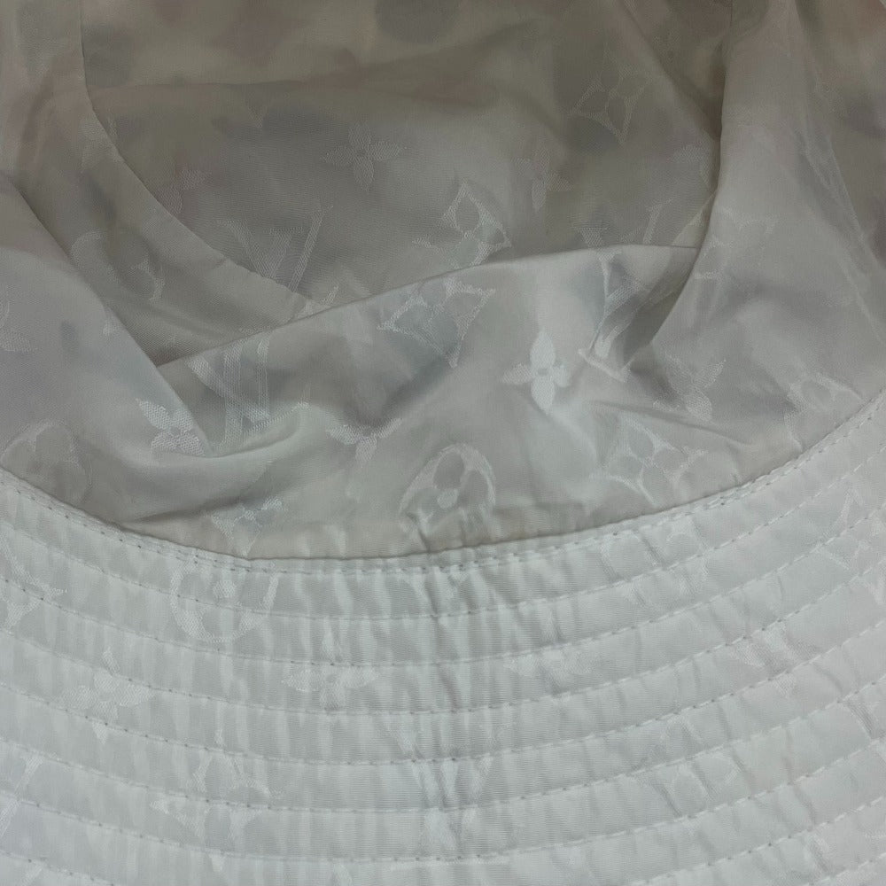 LOUIS VUITTON M76718 Monogram Bob Lovely Glam Hat, Headwear, Nylon, Unisex, White x Multicolor
