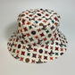 LOUIS VUITTON M76718 Monogram Bob Lovely Glam Hat, Headwear, Nylon, Unisex, White x Multicolor