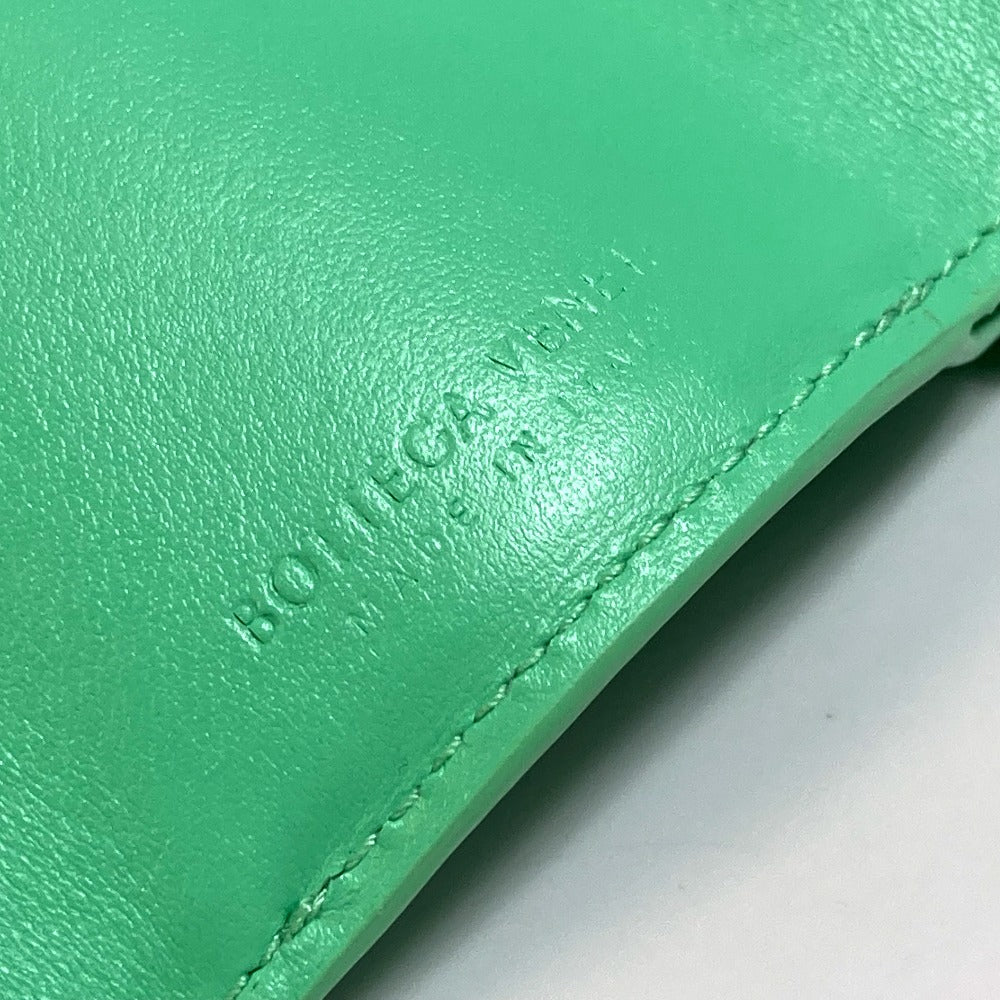 BOTTEGA VENETA 667036 イントレチャート タイニー 三つ折りウォレット 3つ折り財布 カーフレザー レディース グリーン系