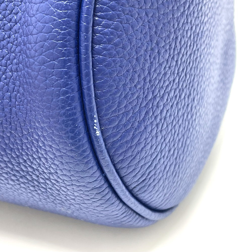 Dior アトリエ ローラーバッグ カバン 筒型 斜め掛け ショルダーバッグ レザー メンズ ブルー