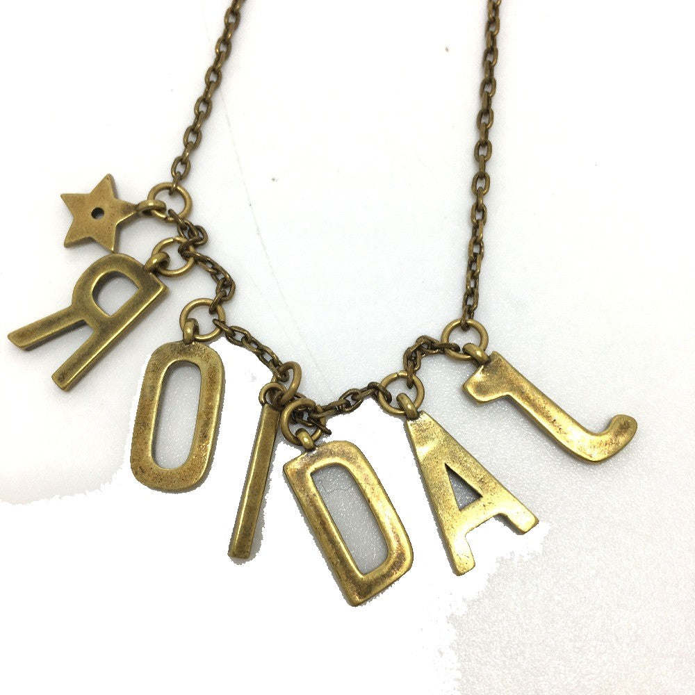 Dior Accessories/Fashion Accessories JADIOR Rhinestone Necklace GP Women's Bronze Gold