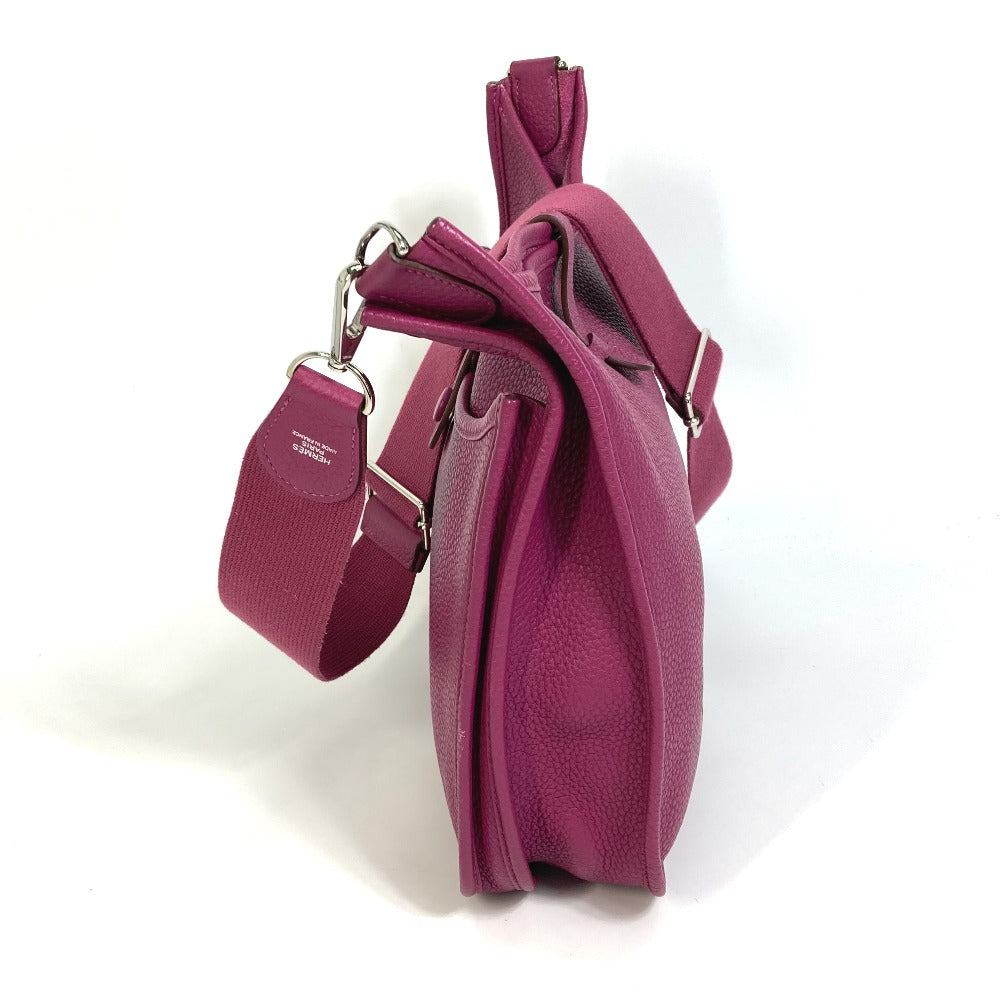 HERMES Evelyne 3 PM Trois Bag, Crossbody Shoulder Bag, Taurillon, Women's, Tosca (Approximately 800ml), Purple