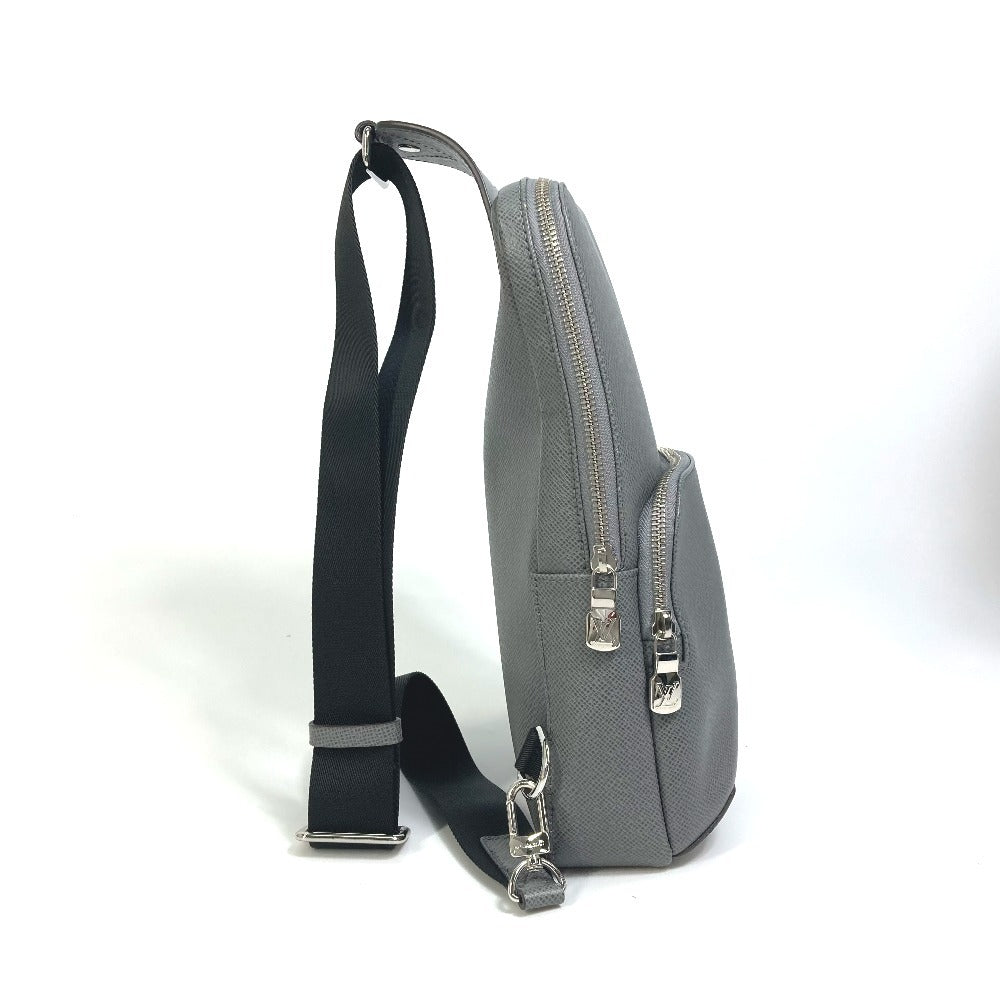 LOUIS VUITTON M30801 Taiga Avenue Backpack, Taiga Leather Shoulder Bag, Men's, Green/Grey
