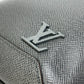 LOUIS VUITTON M30801 Taiga Avenue Backpack, Taiga Leather Shoulder Bag, Men's, Green/Grey