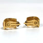 HERMES Cloisonné Enamel/Accessories Vintage/Earrings GP Women's Red x Gold