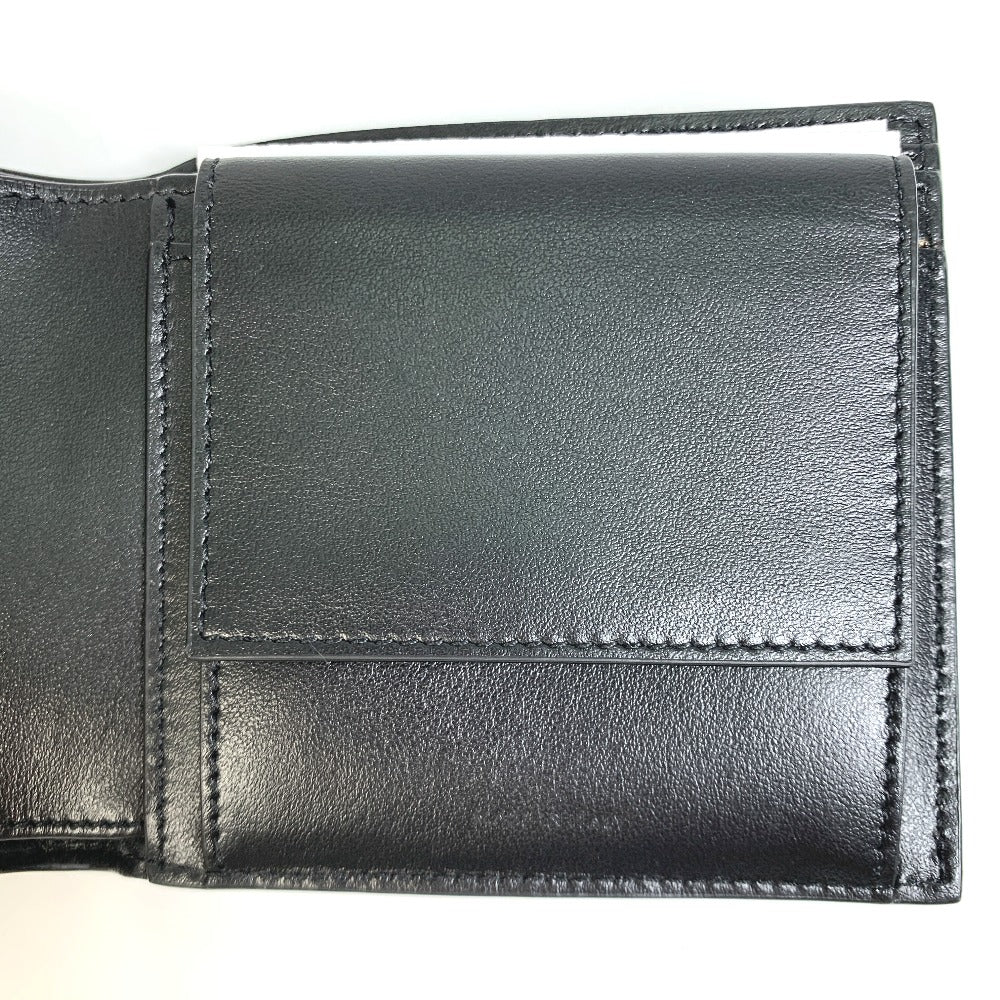 CELINE 10C873DME ロゴ バイフォールドウォレット 2つ折り財布 レザー ユニセックス ブラック
