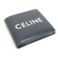 CELINE 10C873DME ロゴ バイフォールドウォレット 2つ折り財布 レザー ユニセックス ブラック