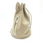HERMES Sac Marine Recief PM Drawstring One-Shoulder Bag, Toile Officier, Women's, Ivory