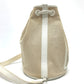 HERMES Sac Marine Recief PM Drawstring One-Shoulder Bag, Toile Officier, Women's, Ivory