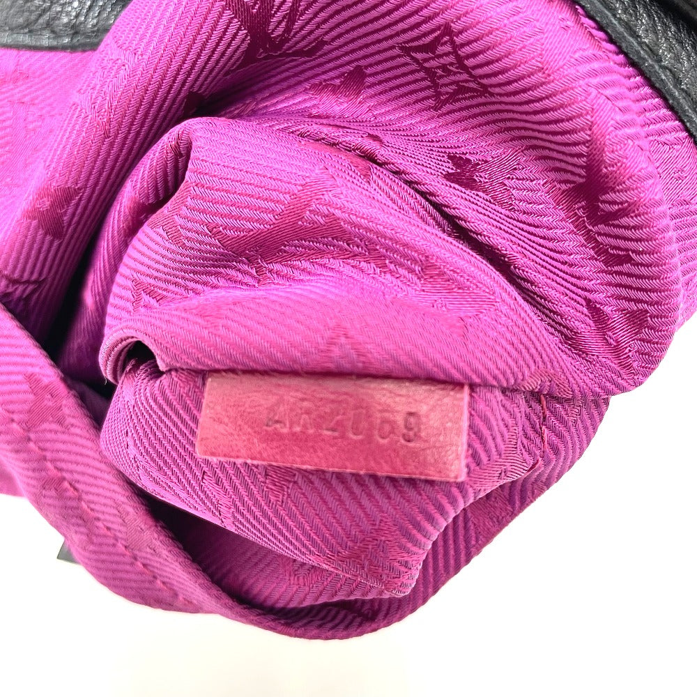 LOUIS VUITTON ハンドバッグ/手提げ ドゥブルジュ ネオノエ の付属品 カバン チェーン トートバッグ キャンバス/レザー レディース パープル/ブラック