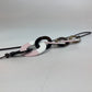 HERMES Dip-Dye Buffalo Horn Necklace, Pink, Women's