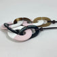 HERMES Dip-Dye Buffalo Horn Necklace, Pink, Women's