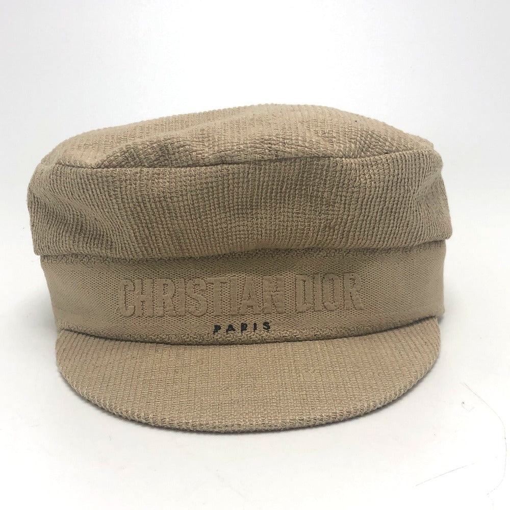Dior 02DCP920A140 ロゴ 帽子 キャスケット コットン レディース ベージュ