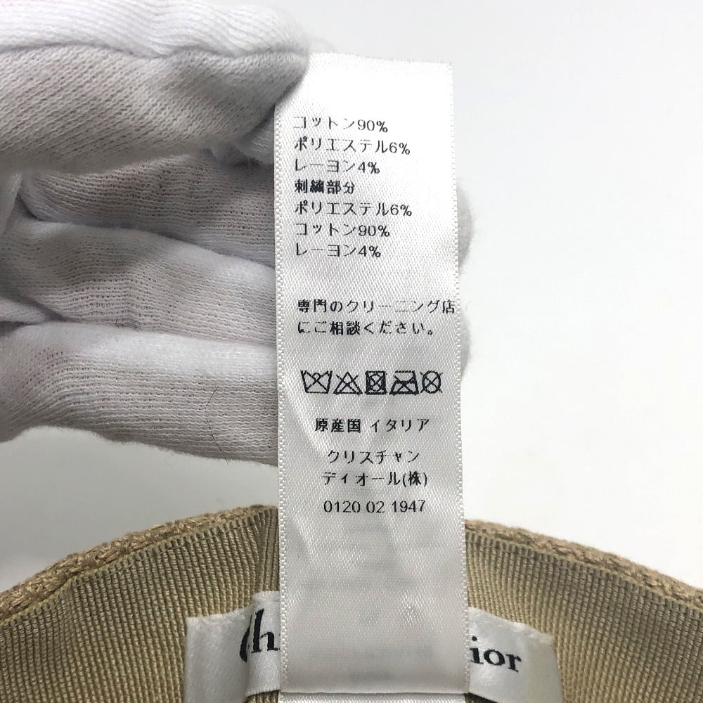 Dior 02DCP920A140 ロゴ 帽子 キャスケット コットン レディース ベージュ