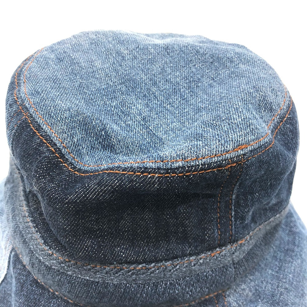 Dior 11DPD923A130 ロゴ パッチワーク バケットハット 帽子/アパレル ハット デニム レディース ブルー