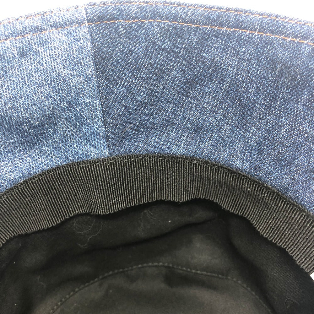 Dior 11DPD923A130 ロゴ パッチワーク バケットハット 帽子/アパレル ハット デニム レディース ブルー