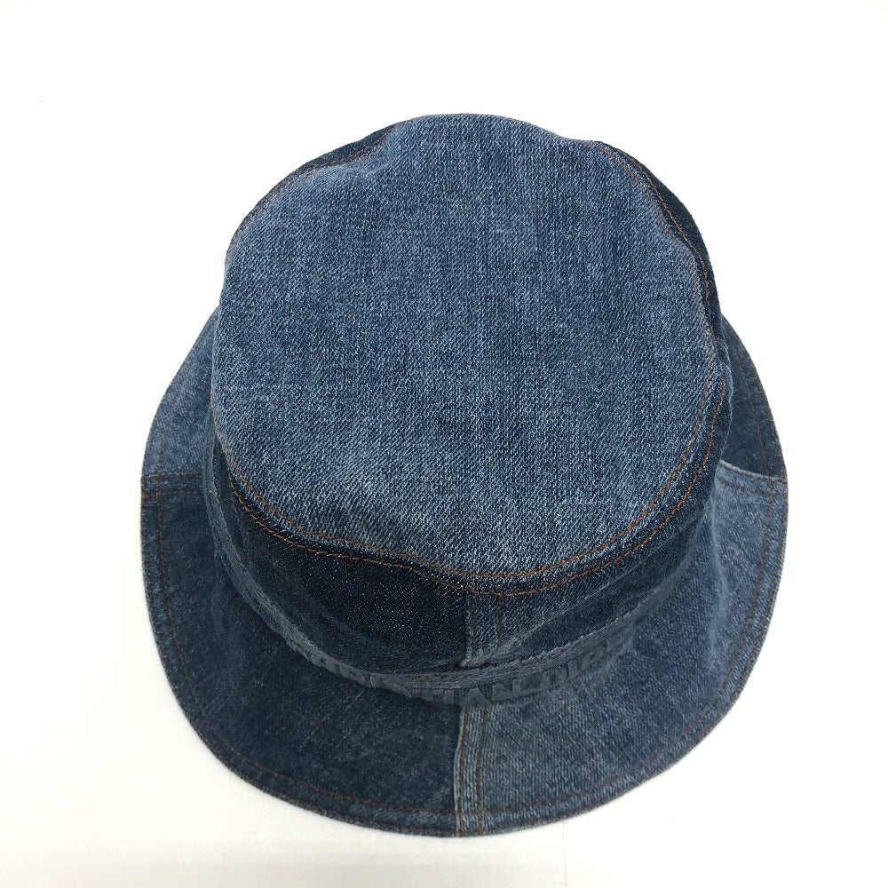 Dior 11DPD923A130 ロゴ パッチワーク バケットハット 帽子/アパレル ハット デニム レディース ブルー