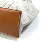 HERMES Karimi MM Felt Tote Bag, Gray, Women's