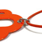 HERMES Plate Attourage Necklace, Metal, Women's, Orange