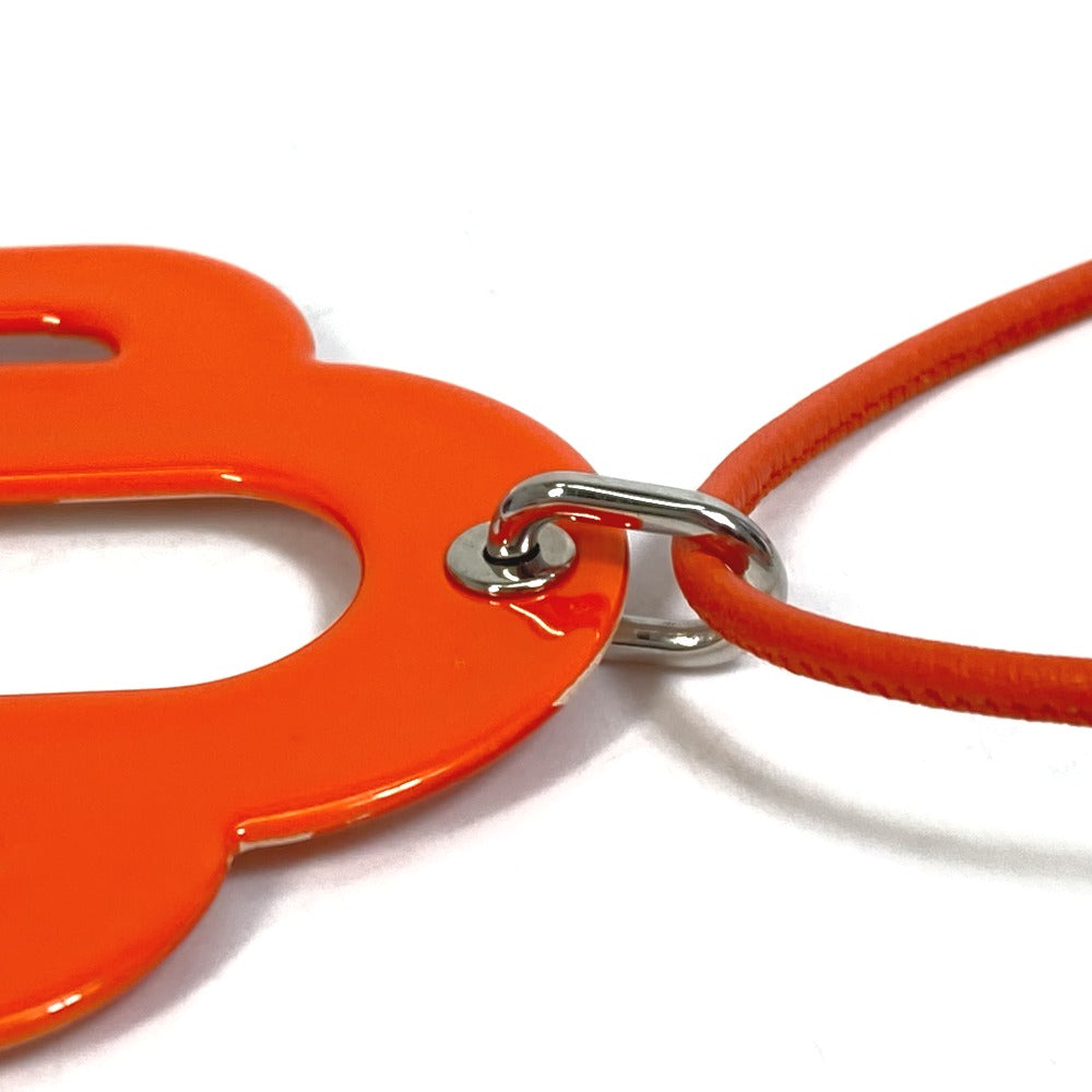 HERMES Plate Attourage Necklace, Metal, Women's, Orange