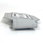 CHANEL Sport Line Coco Mark Armband 01P Wristband Cotton Unisex Gray