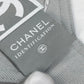 CHANEL Sport Line Coco Mark Armband 01P Wristband Cotton Unisex Gray