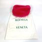 BOTTEGA VENETA ミニザジョディファー カバン ハンドバッグ フェイクファー レディース ピンク