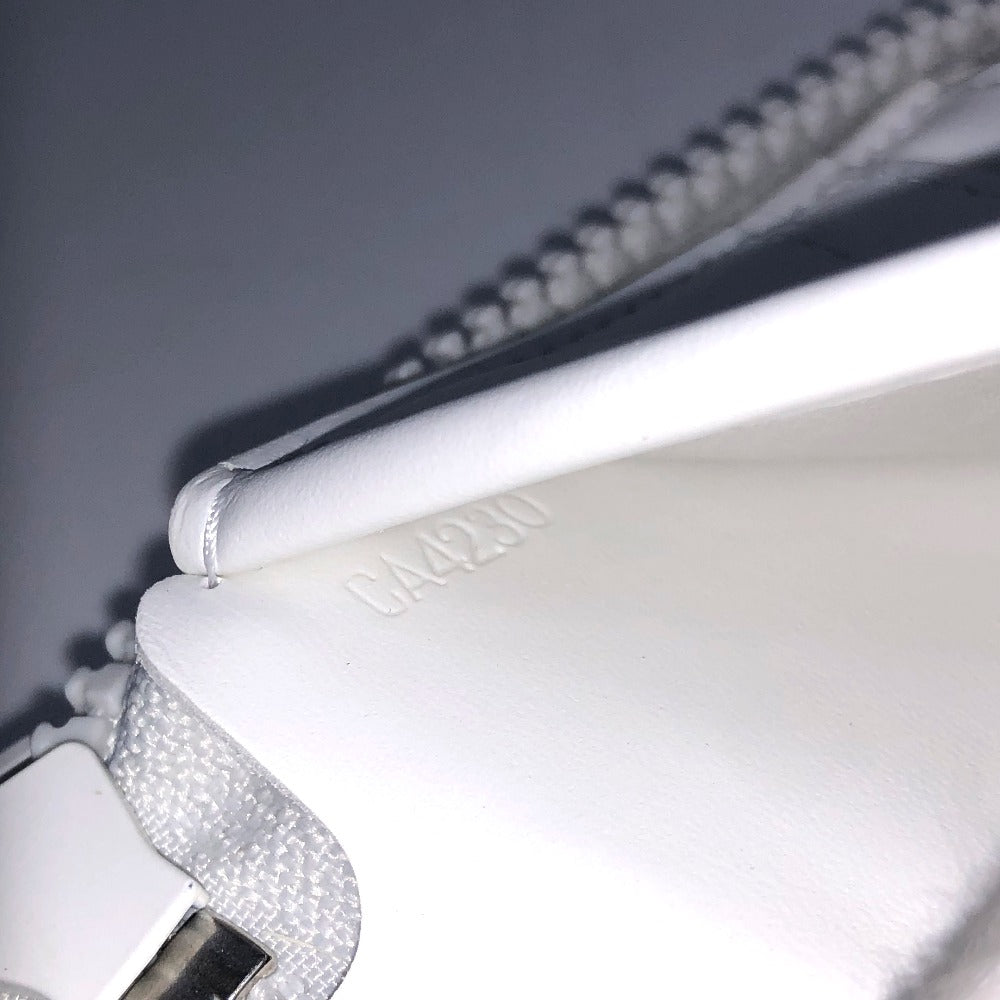 LOUIS VUITTON M80337 Zippy Wallet Vertical Wallet LV Friend Long Wallet Taurillon Clemence Men's White