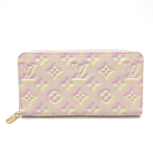 LOUIS VUITTON M81299 モノグラムアンプラント ウォレット ジッピーウォレット 長財布 モノグラムアンプラントレザー レディース ライトピンク ピンク