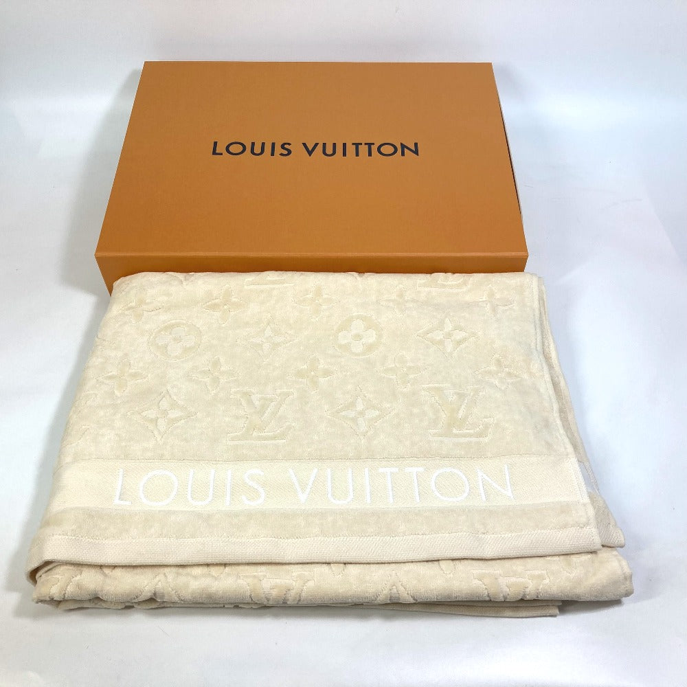 LOUIS VUITTON M77516 モノグラム ドラ ドゥ バン・LV バケーション ビーチタオル バスタオル タオル コットン ユニセックス ベージュ系