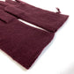 HERMES Apparel Cashmere Gloves for Women, Bordeaux