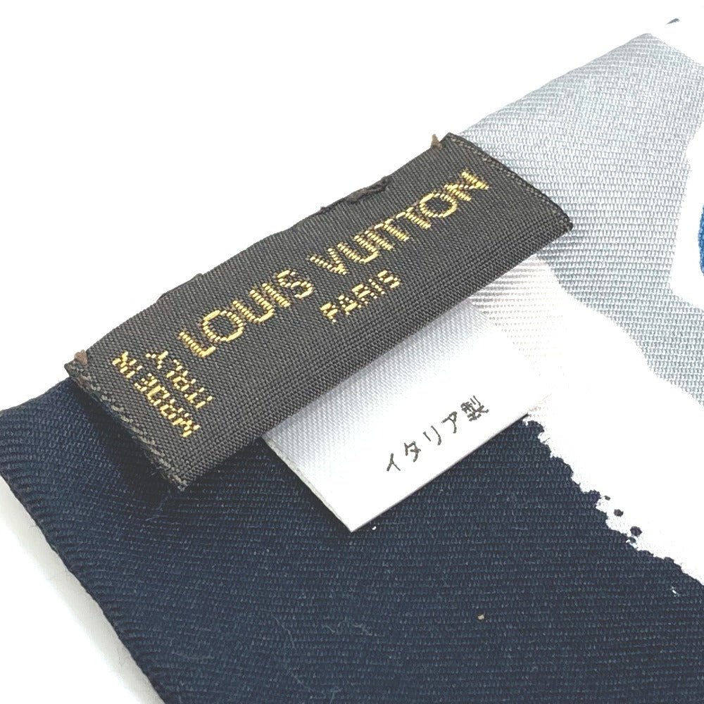 LOUIS VUITTON モノグラム バンドー LVポップ スカーフ スカーフ シルク レディース グレー