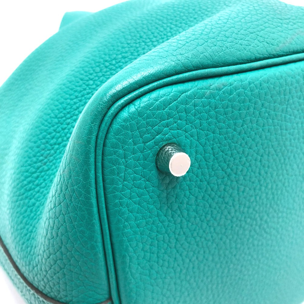 HERMES ピコタンロック エクラ MM 22 カバン  ハンドバッグ トリヨンクレマンス レディース ヴェールヴェロン グリーン - brandshop-reference