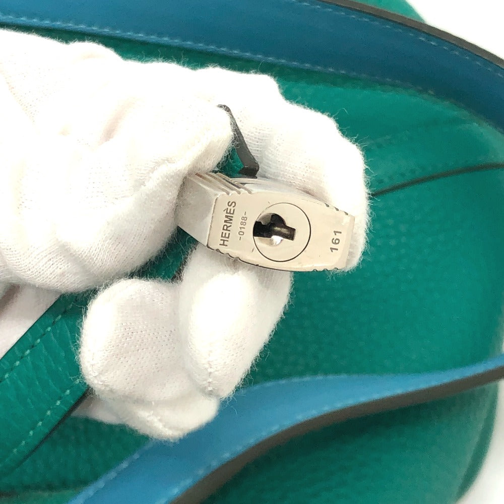 HERMES ピコタンロック エクラ MM 22 カバン  ハンドバッグ トリヨンクレマンス レディース ヴェールヴェロン グリーン - brandshop-reference