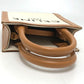 CELINE Logo Vertical Cabas Mini 2-Way Shoulder Bag in Canvas/Leather, Beige