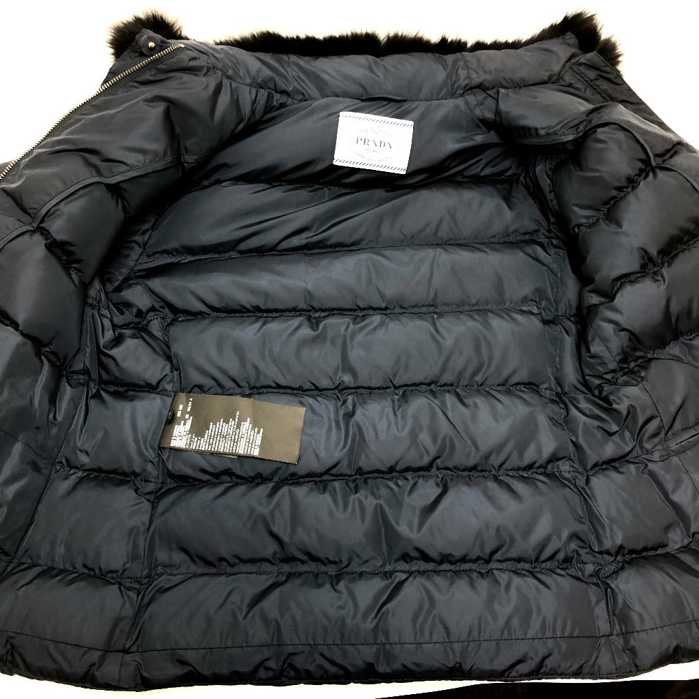 PRADA Women's Navy Fur Down Jacket