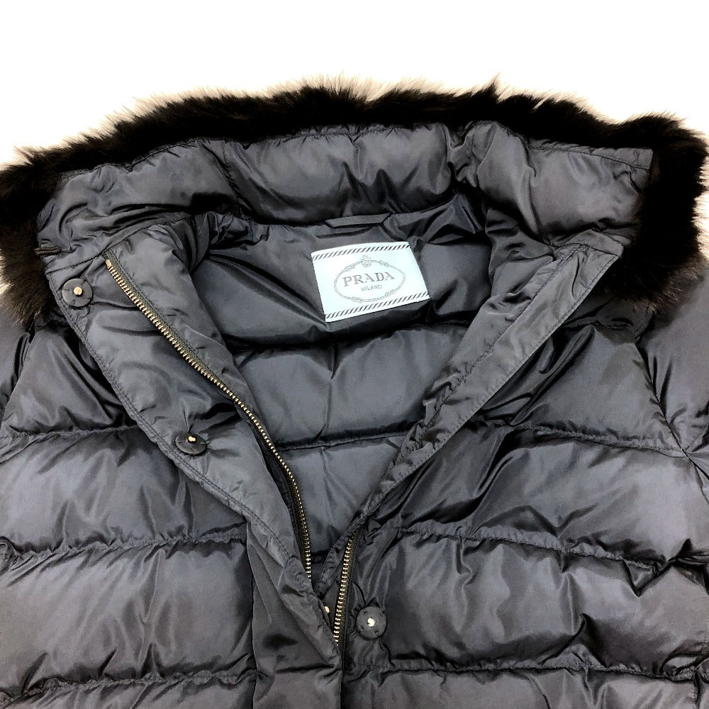 PRADA Women's Navy Fur Down Jacket