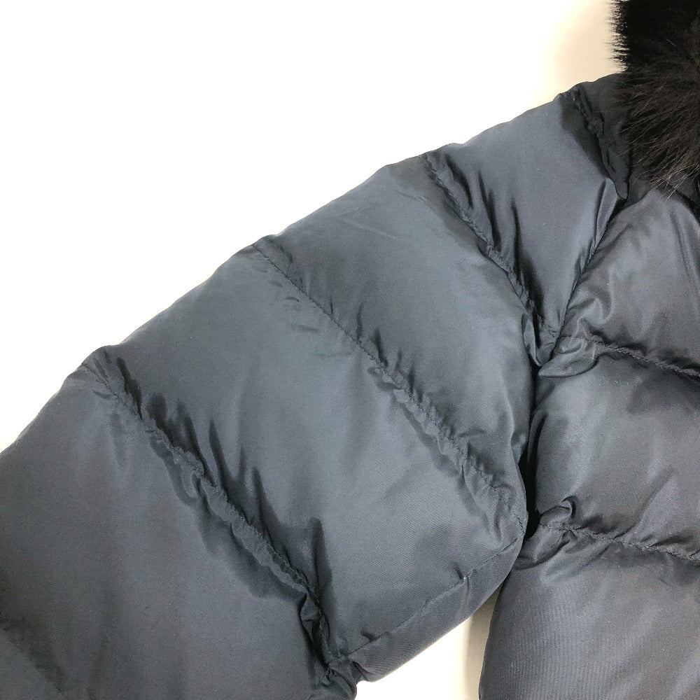 PRADA Women's Navy Fur Down Jacket