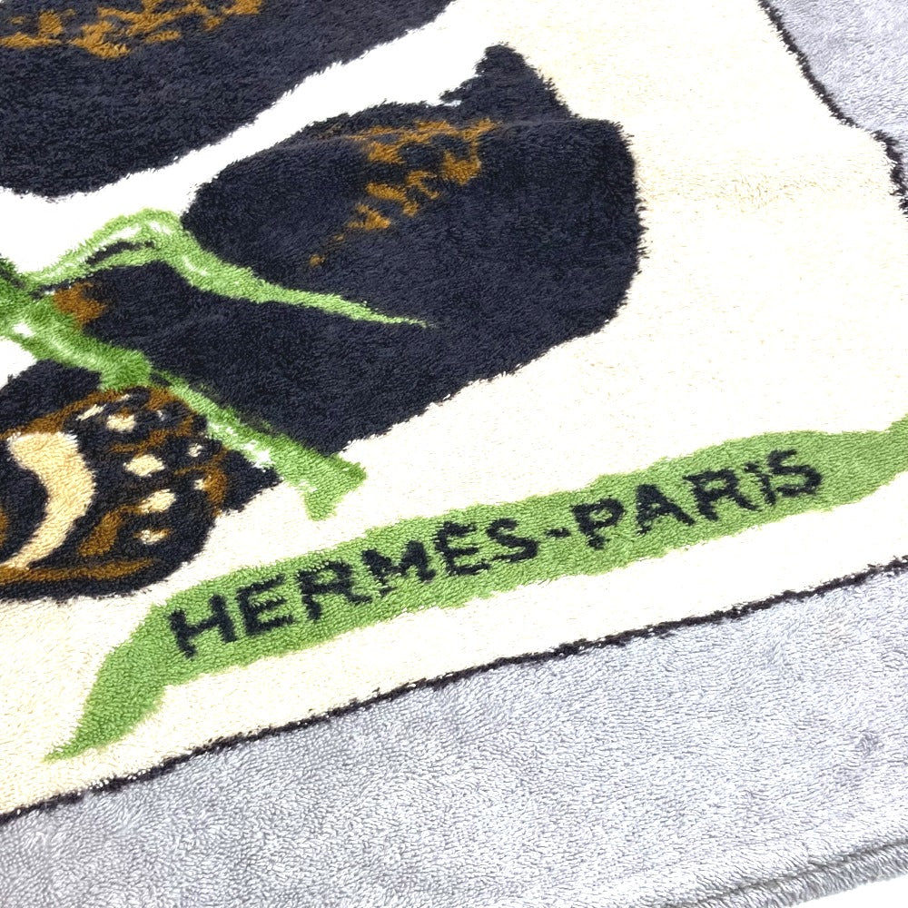 HERMES Panda Beach Towel/Bath Towel, Cotton, Unisex, Gray