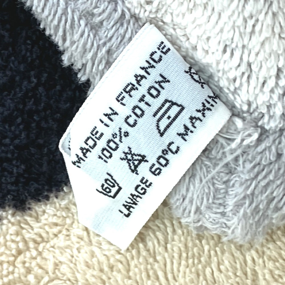HERMES Panda Beach Towel/Bath Towel, Cotton, Unisex, Gray