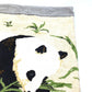HERMES Panda Beach Towel/Bath Towel, Cotton, Unisex, Gray