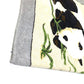 HERMES Panda Beach Towel/Bath Towel, Cotton, Unisex, Gray