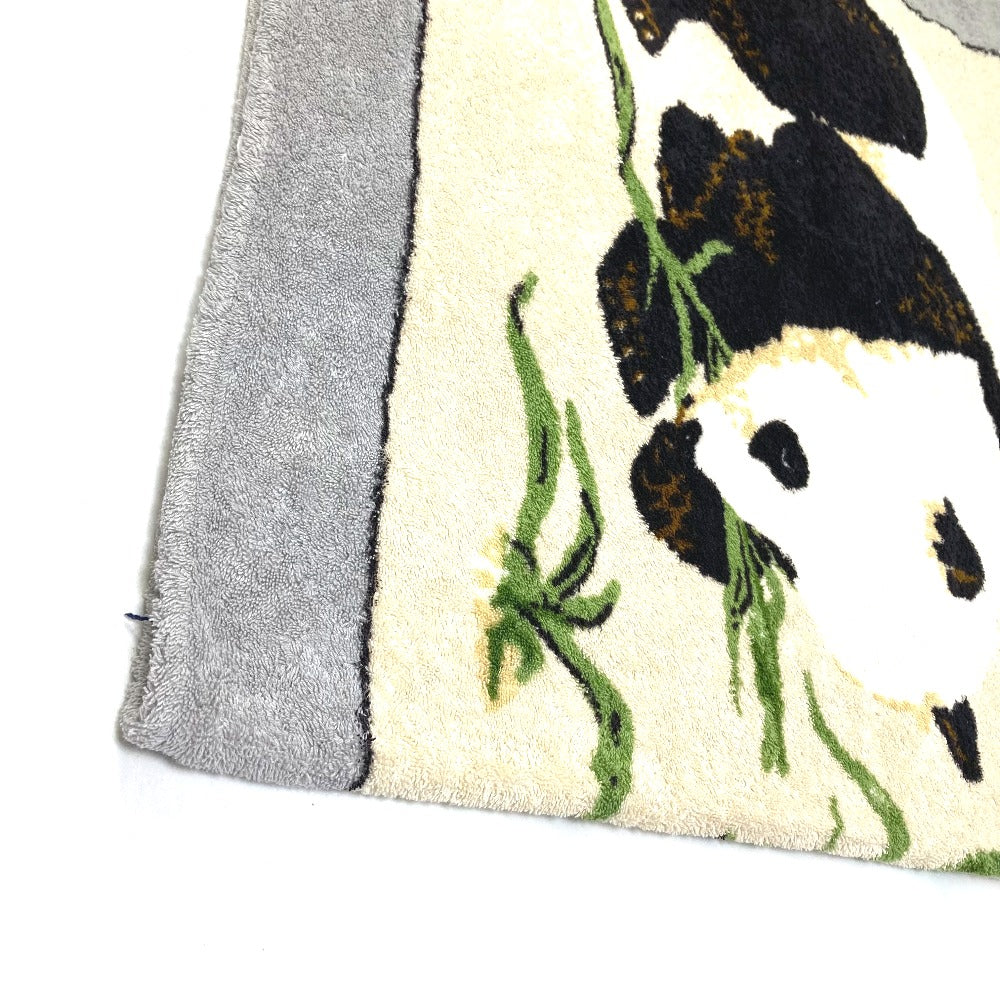 HERMES Panda Beach Towel/Bath Towel, Cotton, Unisex, Gray