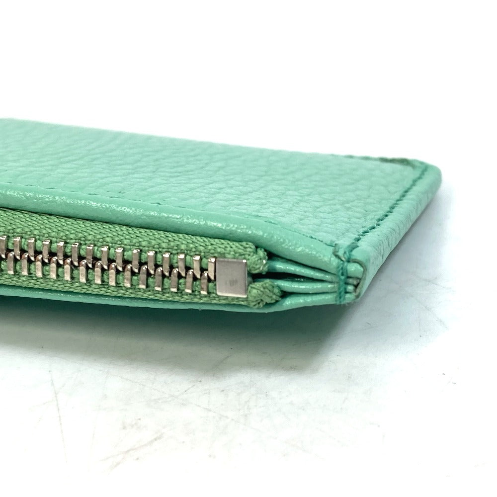 GUCCI 701070 GGマーモント カードケース コインケース レザー レディース グリーン系